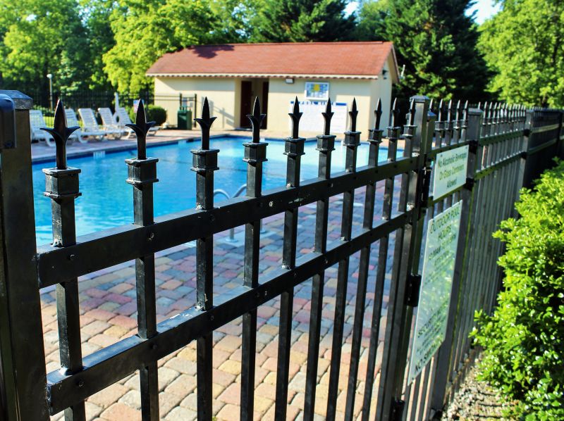 Metal Pool Fence Installation in Des Moines, IA
