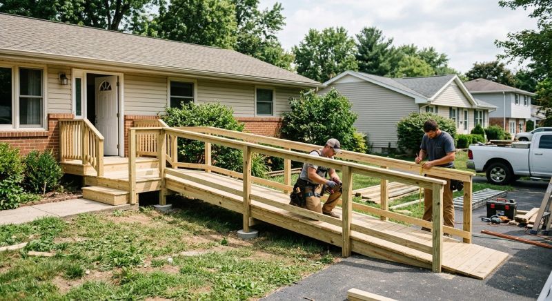 Ada Ramp Installation in Conroe, TX
