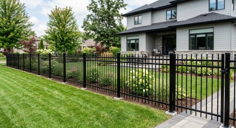 Aluminum Fence Replacement in Alpharetta, GA