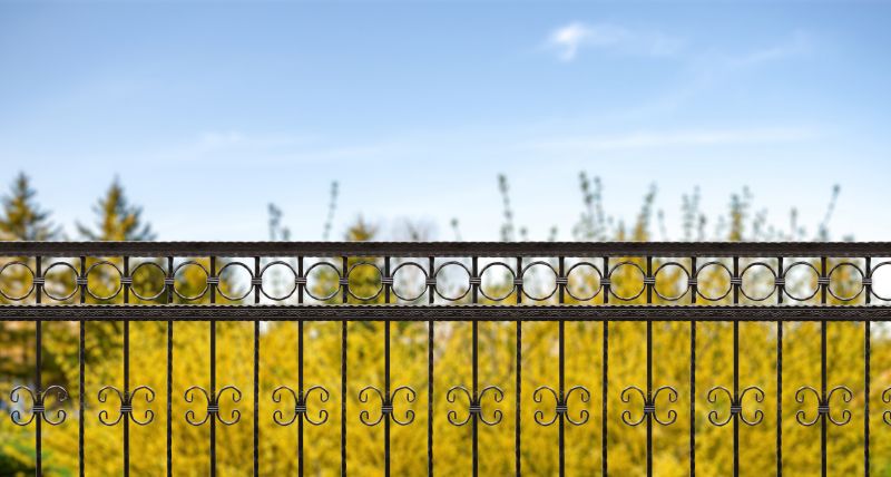Black Iron Fence Installation in Alpharetta, GA