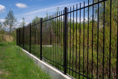 Black Metal Fence Installation in St Louis, MO