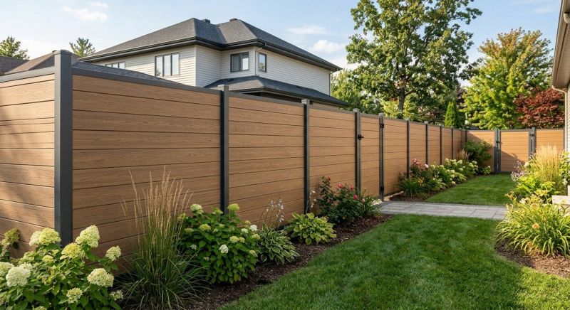Composite Fence Installation in Des Moines, IA