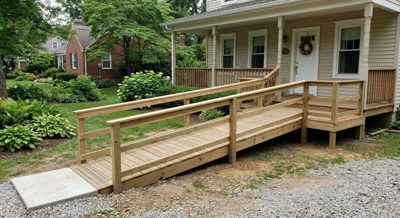 Handicap Ramp Construction in Wilmington, NC