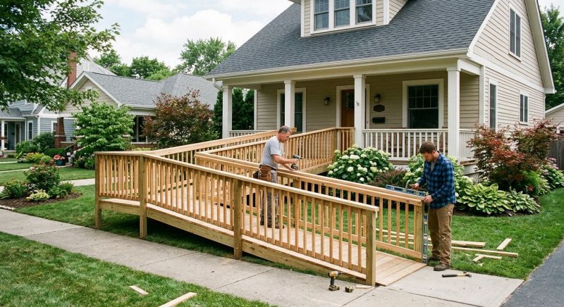 Porch Ramp Construction in Kansas City, KS