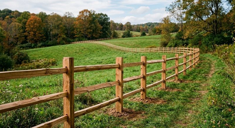 Rail Fence Installation in Sacramento, CA