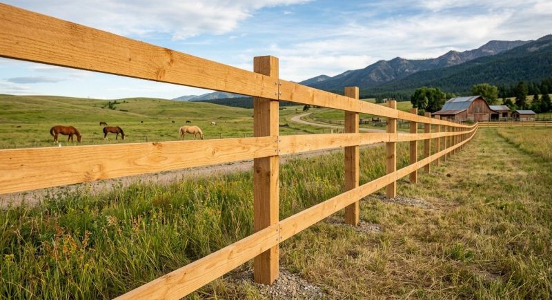 Rail Fence Replacement in Sacramento, CA