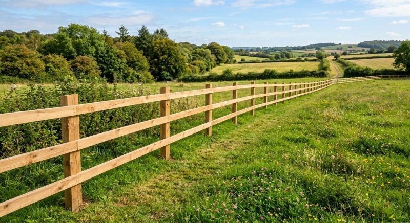 Split Rail Fence Installation in Pearland, TX