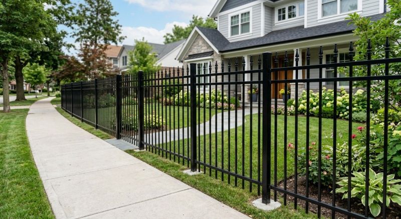 Steel Fence Installation in Alpharetta, GA