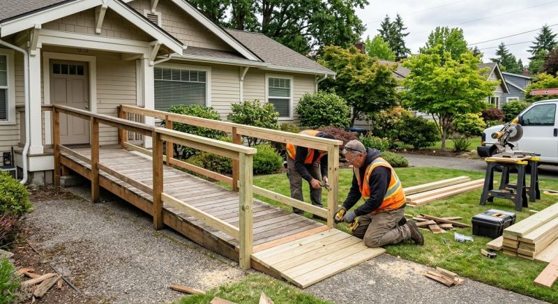 Wheelchair Ramp Installation in Kansas City, KS