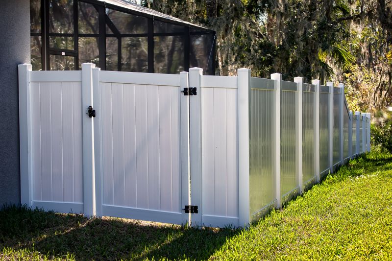 White Pvc Fence Installation in Pearland, TX