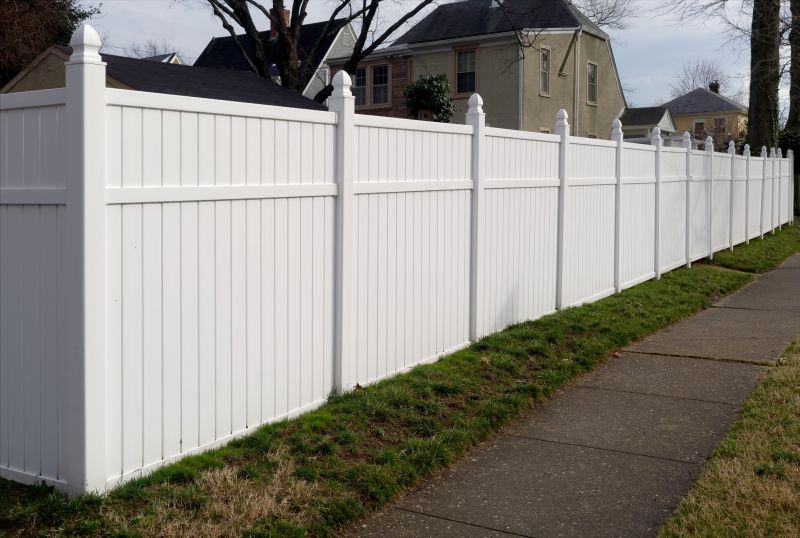 White Pvc Fence Installation in Grand Rapids, MI