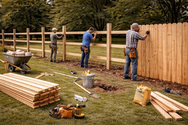 Wood Fence Installation in Sacramento, CA