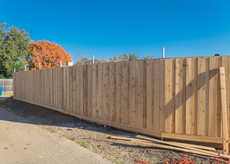 Wood Plank Fence Installation in Sacramento, CA