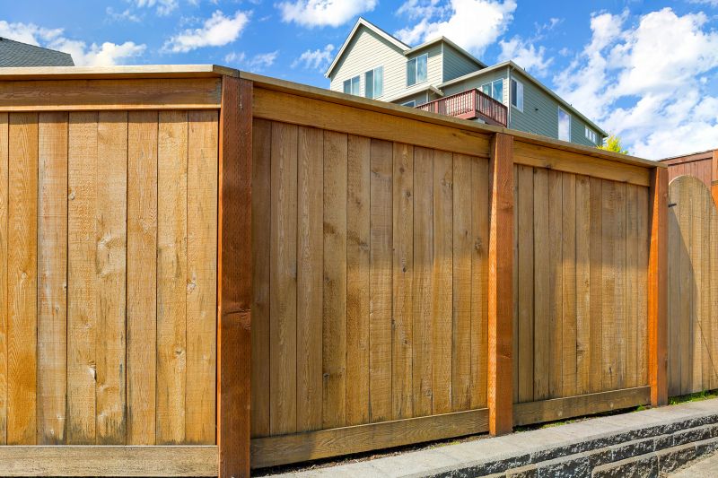 Wood Plank Fence Installation in Sacramento, CA