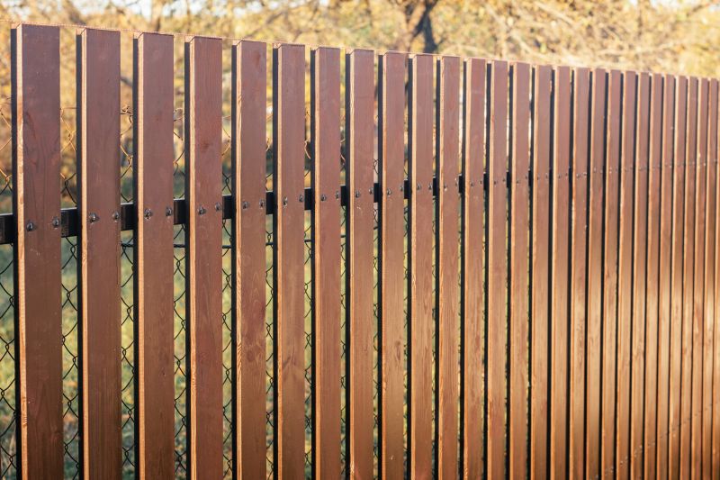 Wood Plank Fence Installation in Pearland, TX