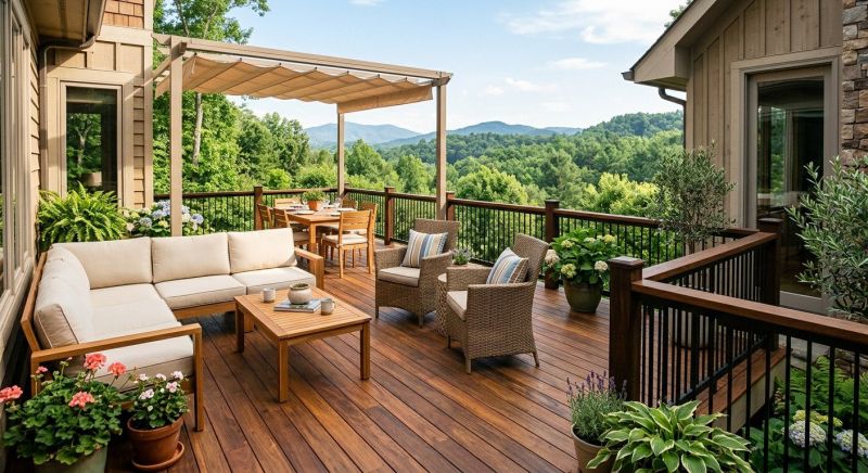 Wooden Veranda Construction in Worcester, MA