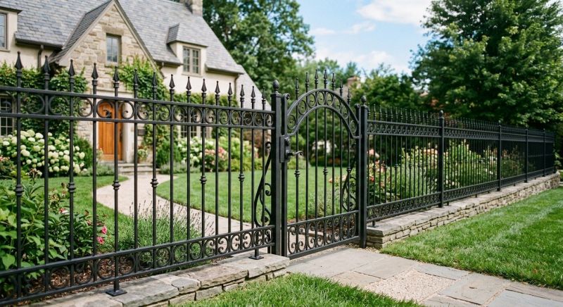 Wrought Iron Gate Installation in Alpharetta, GA